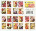 2015 USPS SHEET OF 20 FIRST CLASS LETTER STAMPS BOTANICAL ART 78¢