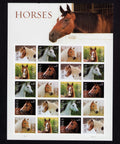 2024 USPS SHEET OF 20 FIRST CLASS LETTER STAMPS HORSES 78¢