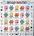 2021 USPS SHEET OF 20 FIRST CLASS LETTER STAMPS MESSAGE MONSTERS 78¢