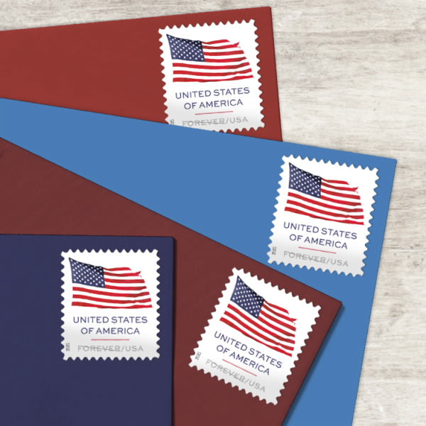 2025 USPS SHEETS FIRST CLASS LETTER STAMPS U.S. FLAGS 78¢