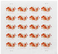 2021 USPS SHEET OF 20 FIRST CLASS LETTER STAMPS WEDDING TULIPS 78¢
