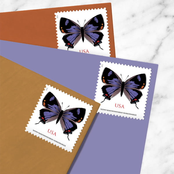 2021 USPS SHEET OF 20 NON-MACHINEABLE LETTER STAMPS COLORADO BUTTERFLY 1.27¢