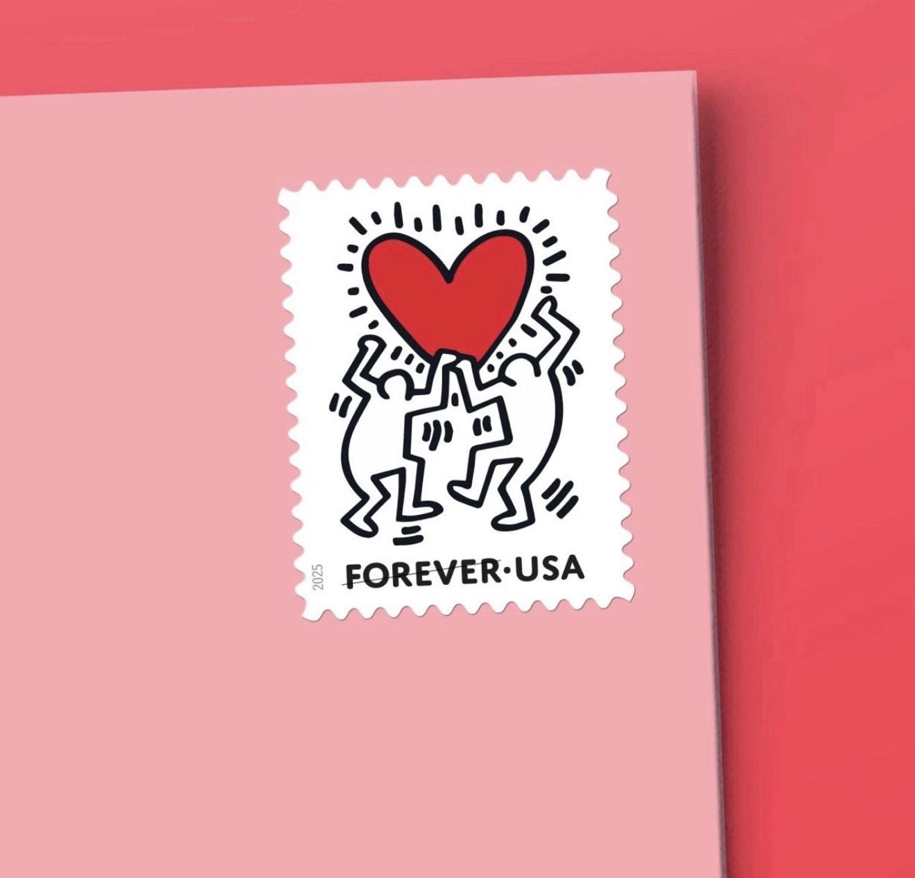 2025 USPS SHEET OF 20 FIRST CLASS LETTER STAMPS LOVE 78¢