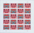 2022 USPS SHEET OF 20 FIRST CLASS LETTER STAMPS LOVE 78¢