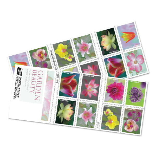 2021 USPS SHEET OF 20 FIRST CLASS LETTER STAMPS GARDEN BEAUTY 78¢