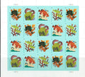 2019 USPS SHEET OF 20 POSTCARD STAMPS CORAL REEFS 61¢